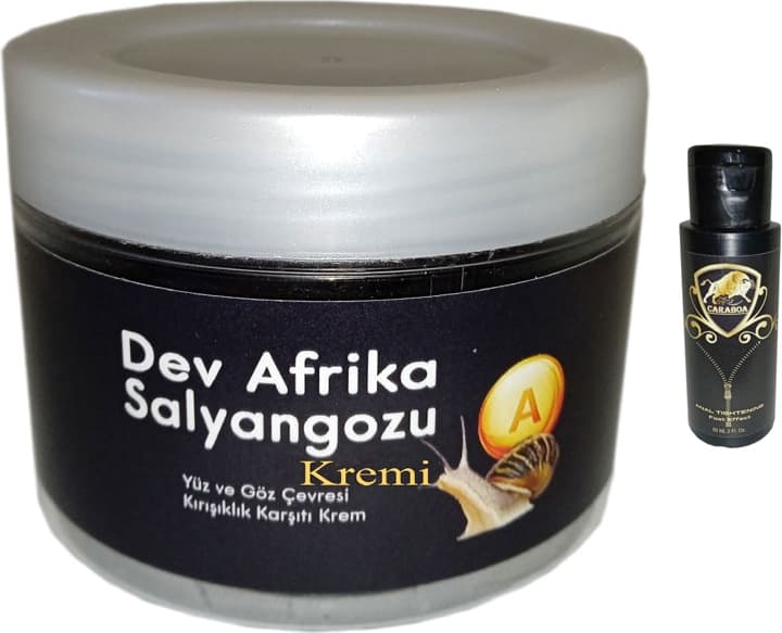 Giant Yaşlanmakarşıtı 100ML Dev Afrikasalyangozu Kremi + Caraboa Analdaraltıcı Sıkılaştırıcıkrem 60 ml