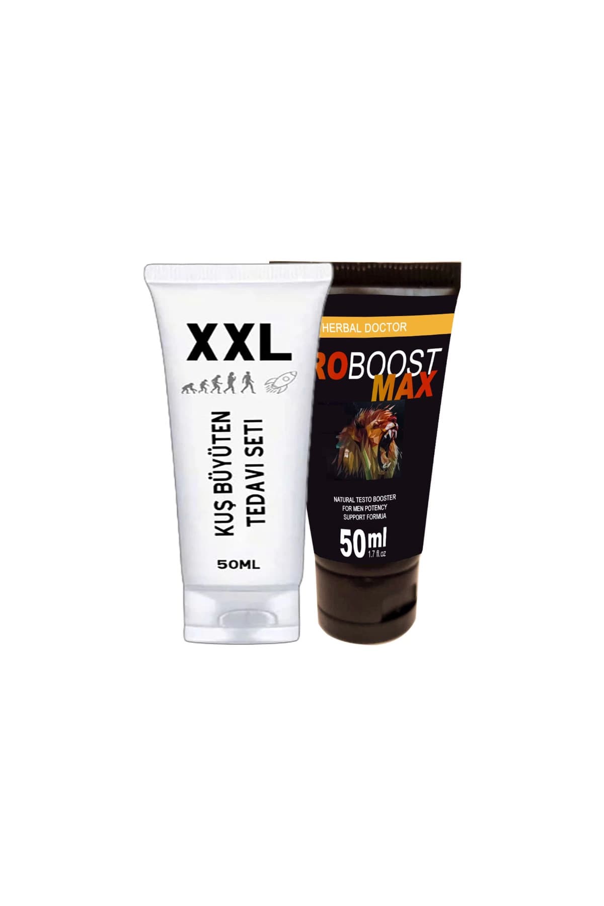 Kuşxxl 50 ml Cream Boyut Kremi + Eroboost Testo 50 ml Erkeklere Özel Krem