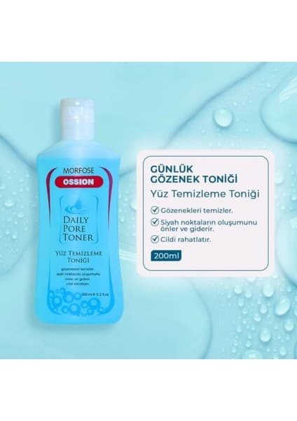 Yüz Bakim Toniği & Ossion Daily Pore Toner 200ML