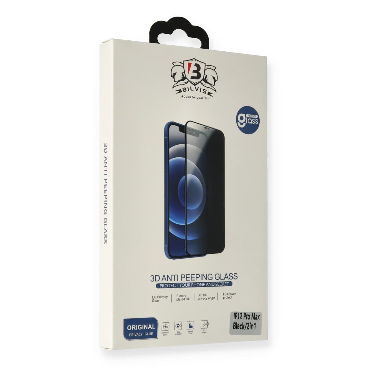 iPhone 14 Pro Max Bilvis Hayalet Cam Ekran Koruyucu