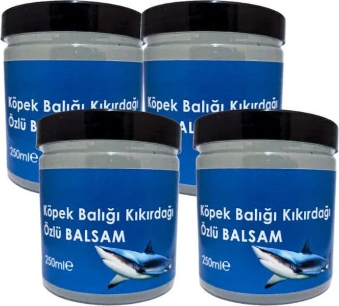 Köpek Balığı Kıkırdağı Özlü Balsam Kremi 4X250 ml