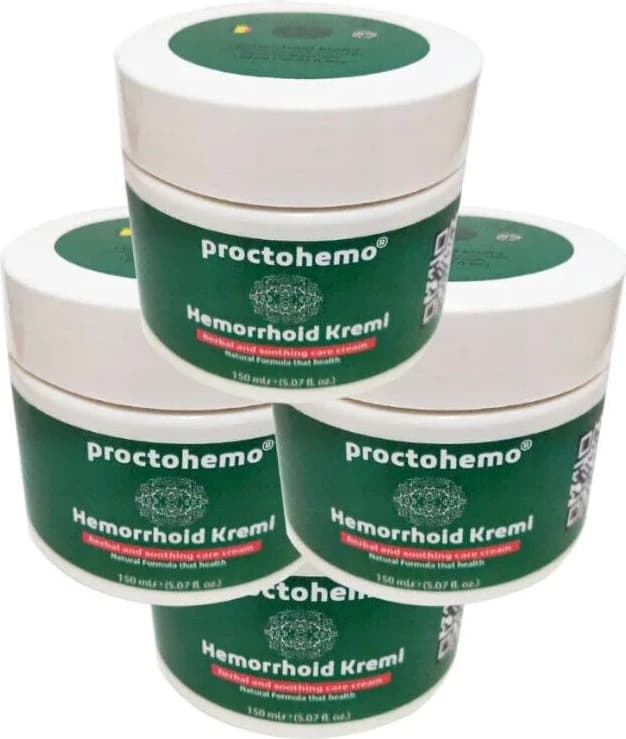 Proctohemo Bakım Kremi 4 Adet 150 ml Büyük Boy