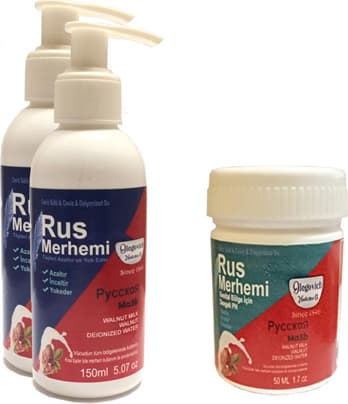 Hintohu Tüy Dökücü Azaltıcı Rus Merhemi 150 ml 2 Adet + Genital Bölge Merhemi 50 ml 1 Adet