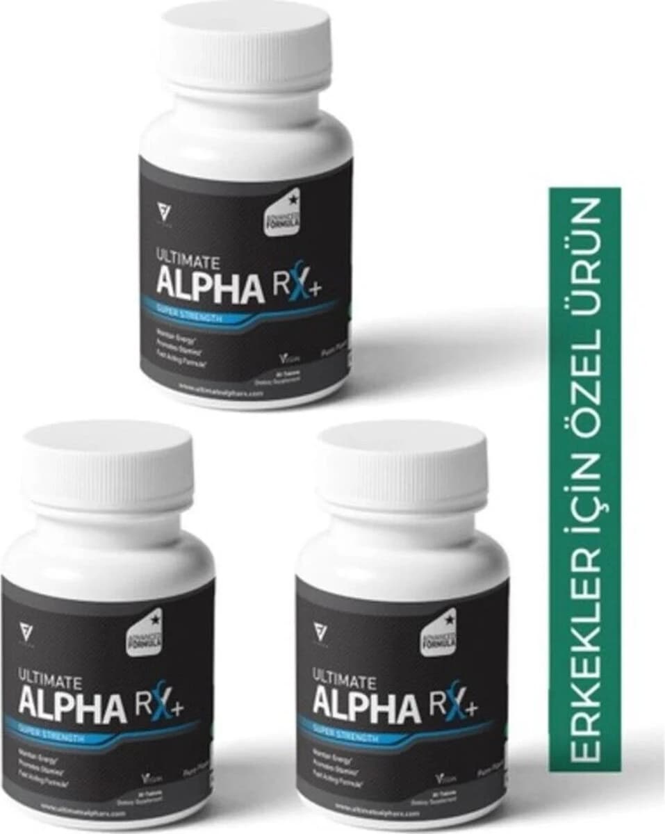 Alpha Rx Erkeklere Çok Özel 30 Lu x 3 Adet