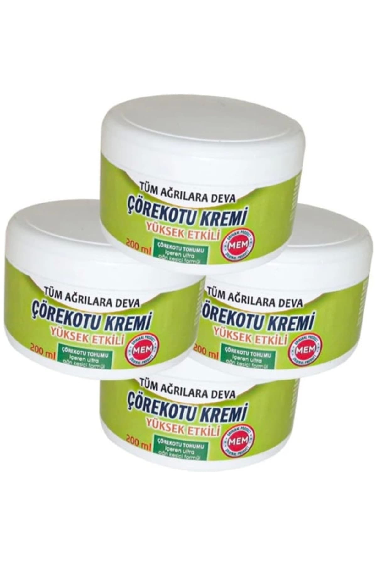 Corex Çörek Otu Kremi Green Box 4 Tane x 200 ml
