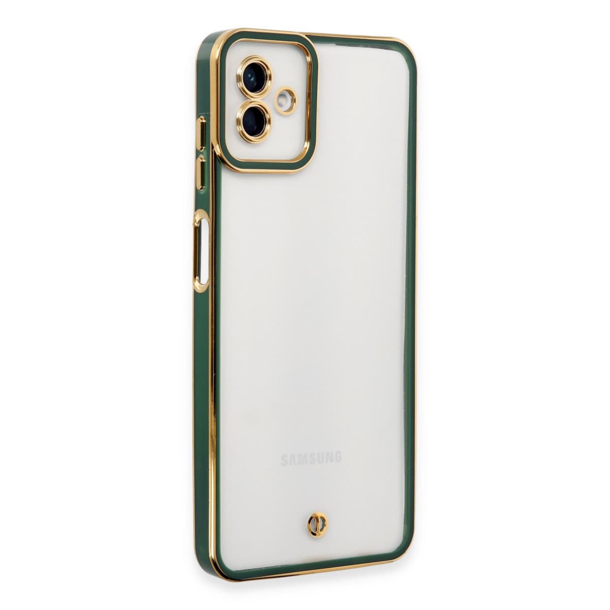 Galaxy A04 Kılıf Liva Lens Silikon - Yeşil