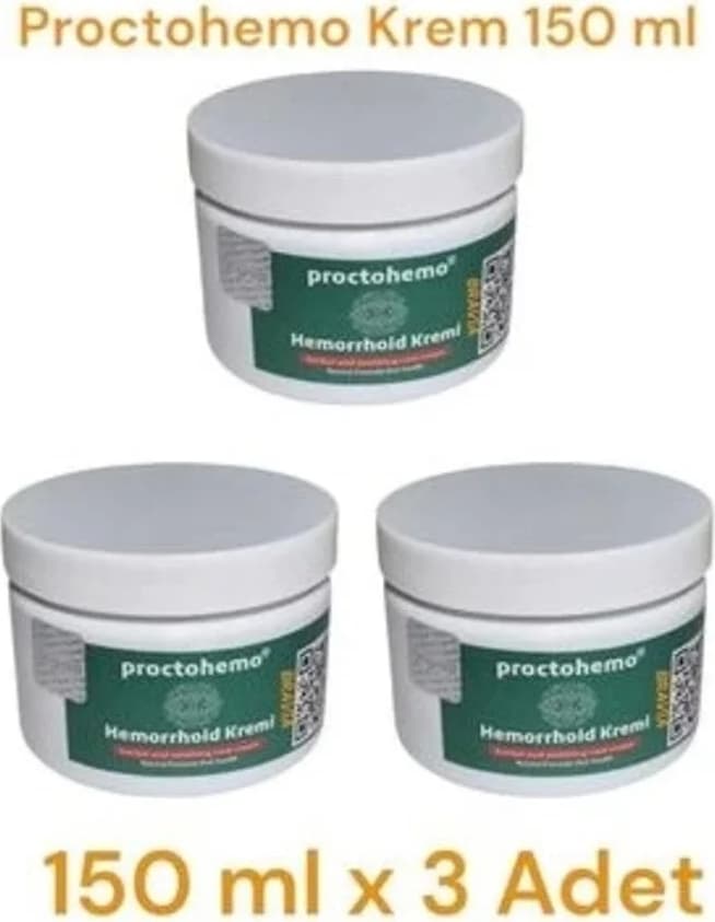 Süper Proctohemo Krem 150 ml x 3 Adet