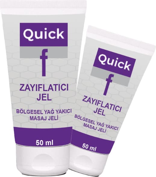 Quickf Gel 50 ml 2 Adet Hafifliğin Anahtarı