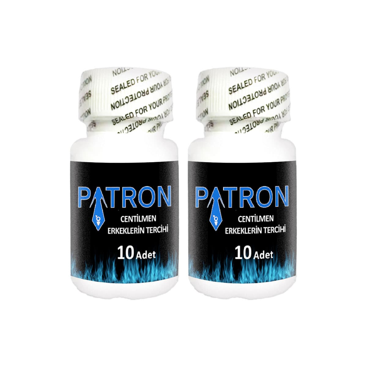 Patron 2 Adet Erkeklere Özel Maça-PanaxGinseng TribulusTerrestisli 10 lu Kapsüller