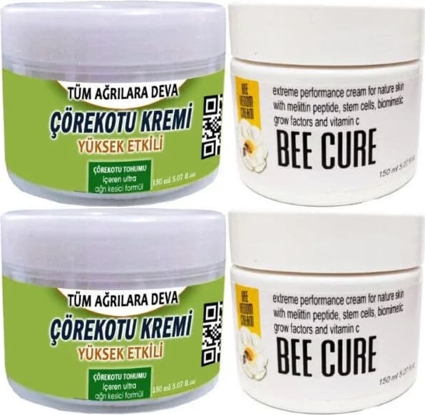 Çörek Otu Bakım Kremi 2X150 Ml+Bee Cure Krem 2X150 ml