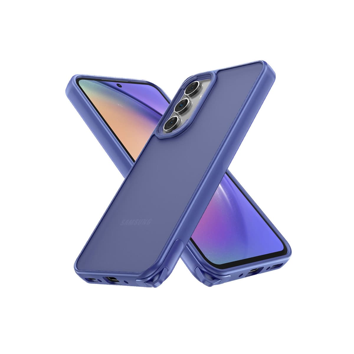 Galaxy A05S Kılıf Elegant Kapak - Açık Mavi