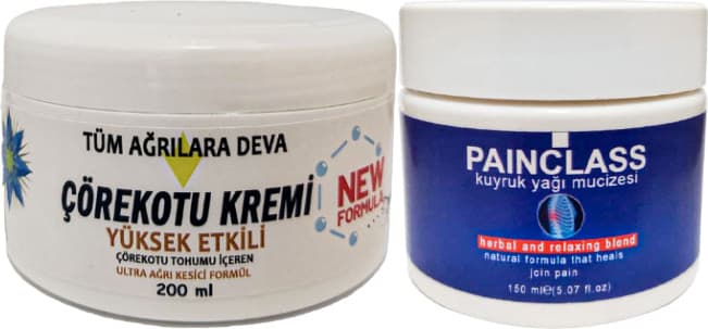 Çörekotu Çörek Otu Kremi White Box 200 ml + Painclass Kuyruk Yağı Kremi 150 ml / Krem Seti