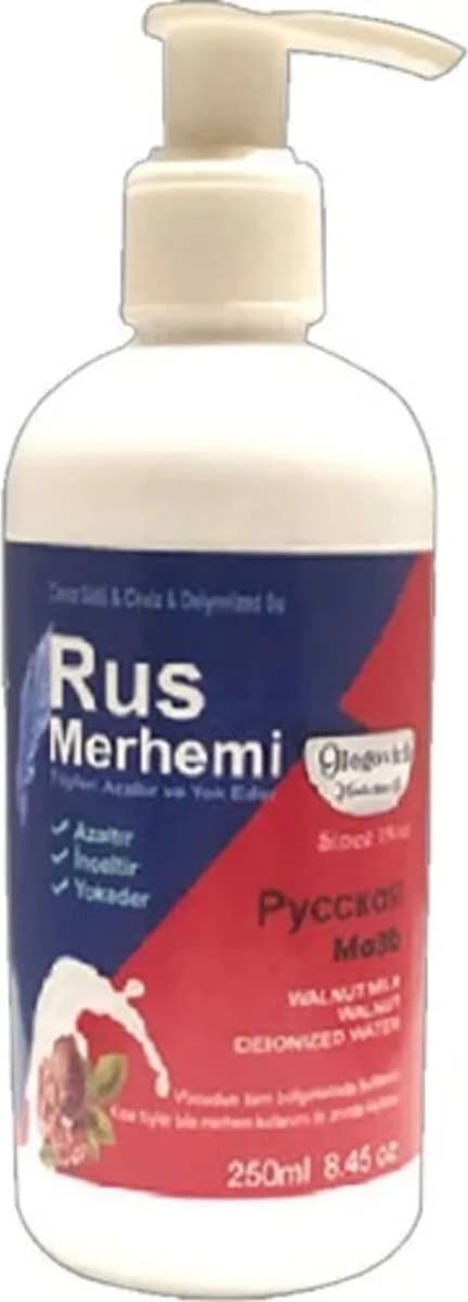 Süper Tüylere Krem Glgn 250 ml Ceviz Sütlü & Cevizli Rusmerhemi 145 gr