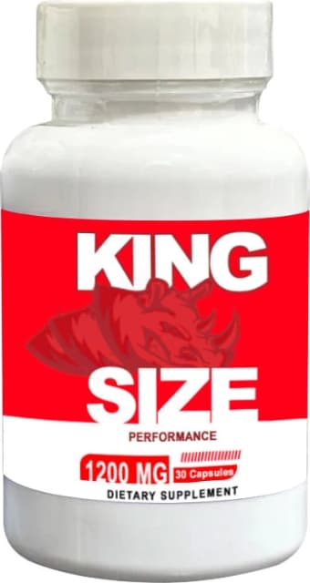 Kingsize King Size Erkeklerin  Sertliğini ve Kuvvetini Yoğunlaştıran 30LU 1200MG Kaps  1li