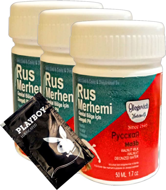 Playboy Valnut Milk & Walnut 3 Adet Rus Merhemi 50 ml Kadın Özel Bölge Tüy Dökücü Krem + 1 Armağan Jel