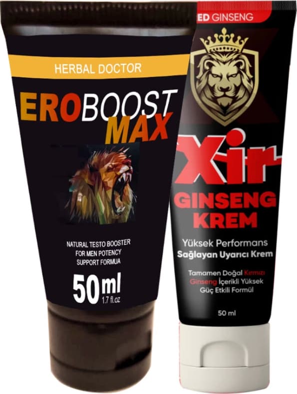 Eroboost Maxtesto 50 ml Krem Yanında Etkili Sertleştiricili Erkeklere Özel 3xeffect 50 ml Krem BKN1EK363