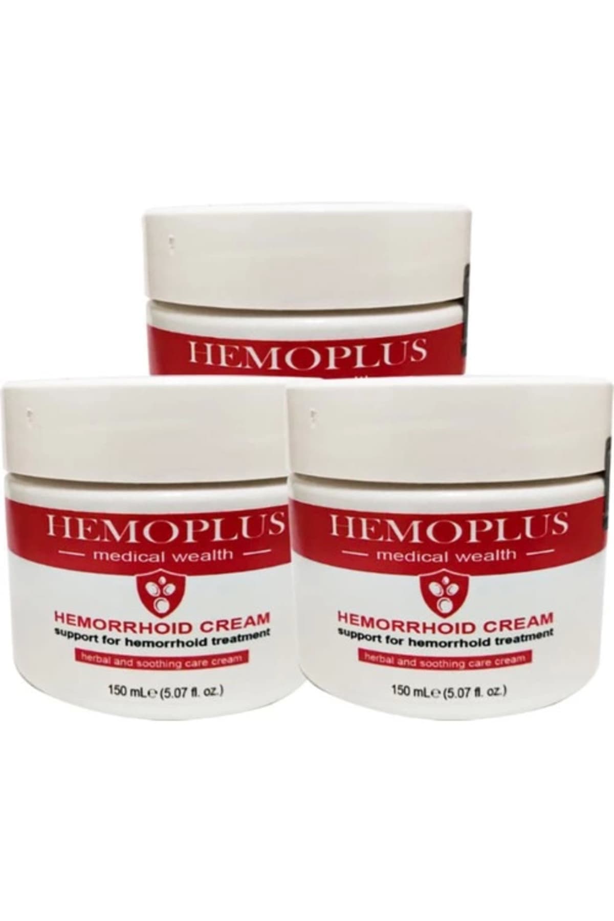Hemoplus Rahatlatma Kremi Büyük Boy 3ADET 150 ml