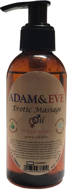 Adam & Eve Strawberry Adam&eve 150 ml ER0TIC Massage Oil | Boy Aromatik Çilekli Adam Eve ER0TIK Masaj Yağı