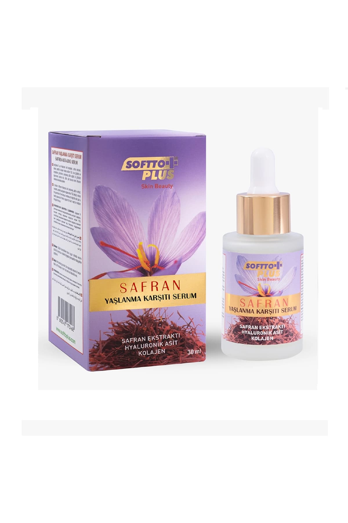 BAKIM SERUMU & SAFRAN YAŞLANMA KARŞITI SERUM 30ML