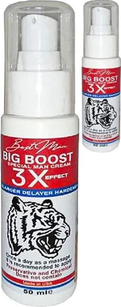 Süper Bigboost Cream 2 Adet 50 ml Erkeklere Özel 3xeffect