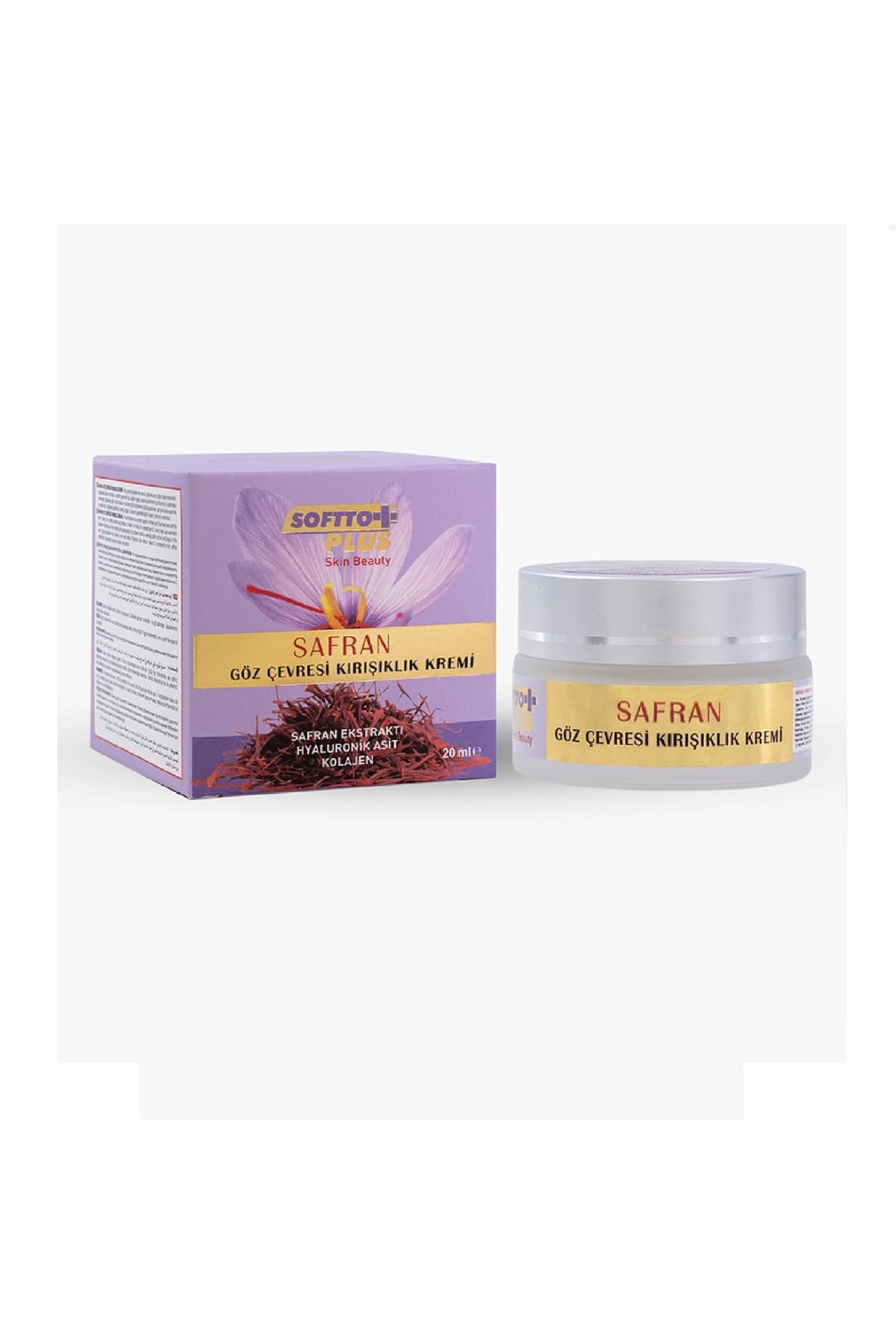 SAFRAN GÖZ ALTI KIRIŞIKLIK KREMİ 20 ML