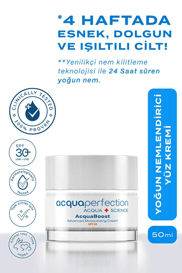 Yüz Bakim Kremi & Nemlendirici Yüz Bakim Kremi SPF+30 50ML