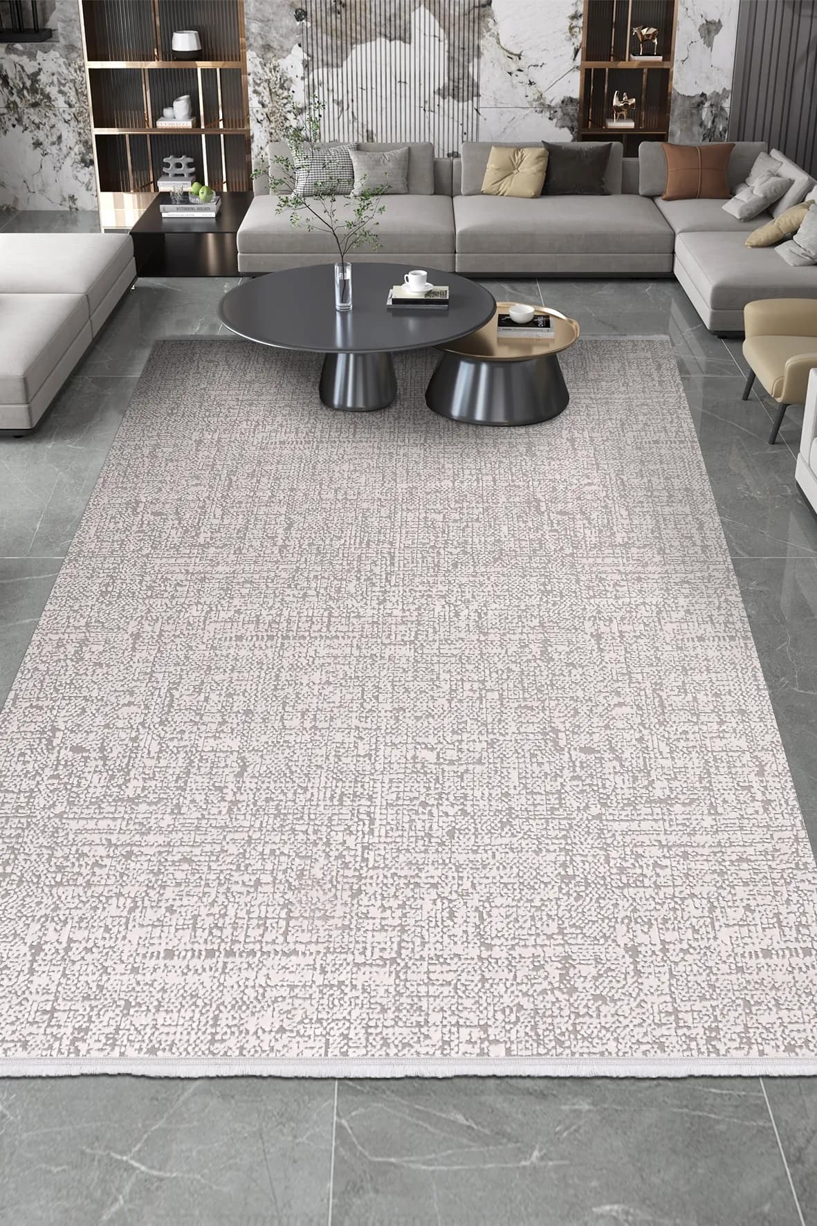 YoudayHomeCollection ROXSTONE Model Oturma Odası Halısı