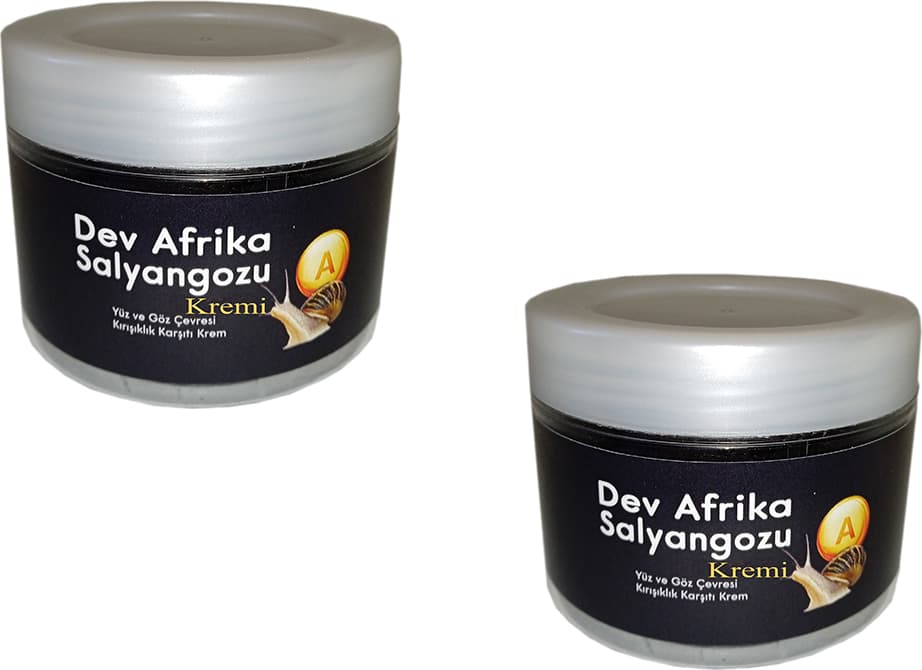 Hintohu Yaşlanma Karşıtı Dev Afrika Salyangozu Kremi 100 Ml X 2 / Anti-Wrinkle Giant African Snail Cream 100 Ml X 2