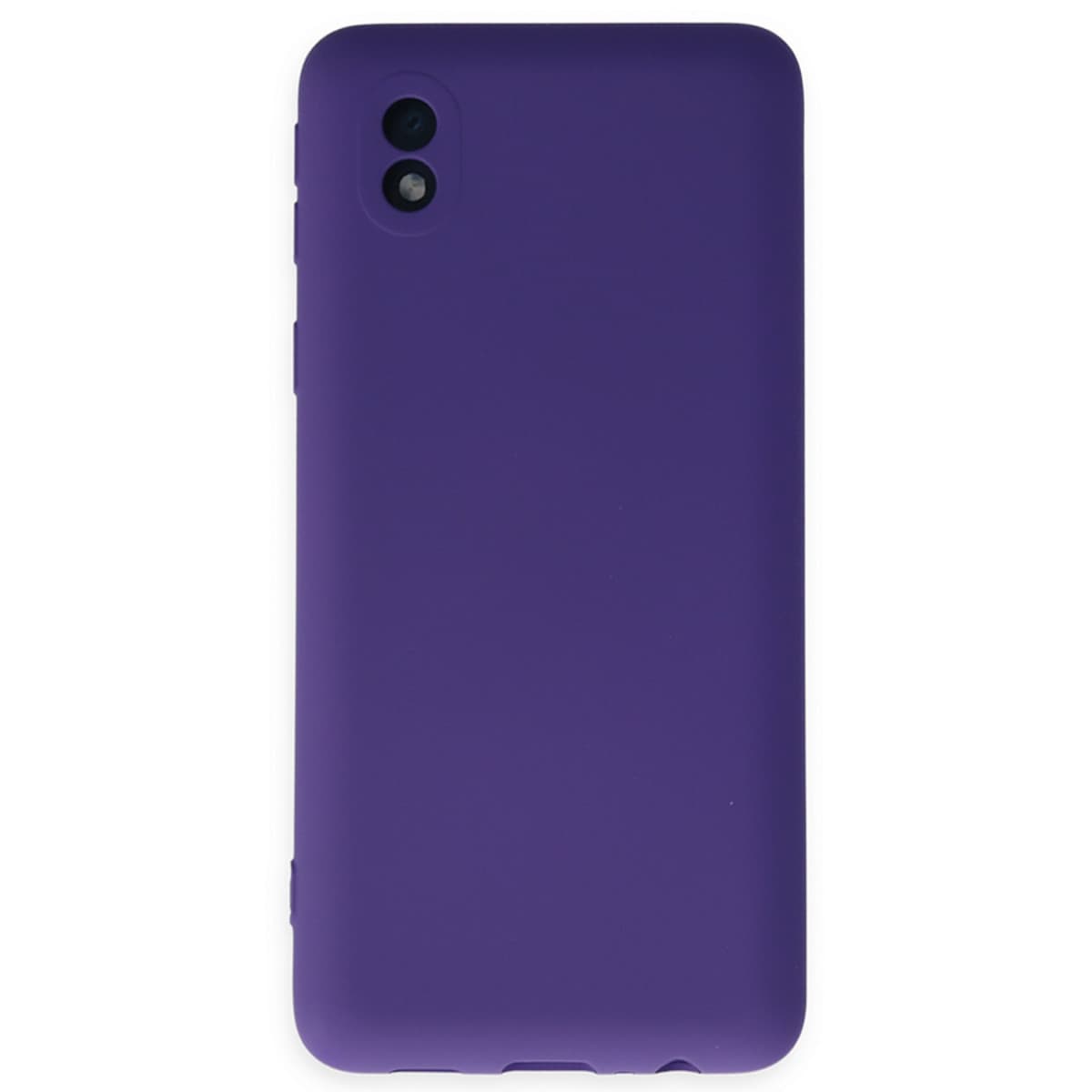 Galaxy A01 Core Kılıf Nano içi Kadife Silikon - Mor