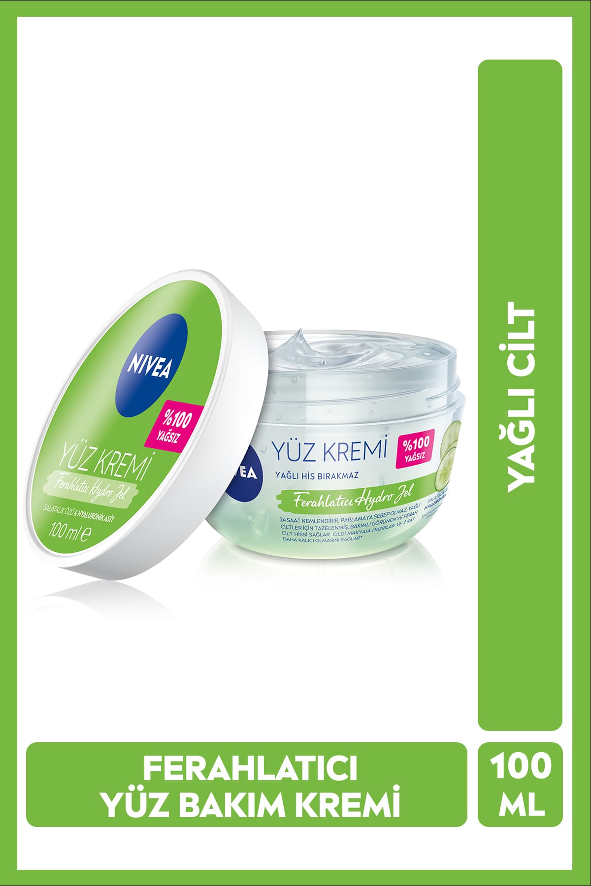 Yüz Bakim Kremi & Ferahlatici Hydro Jel Gündüz Bakim Kremi 100ML
