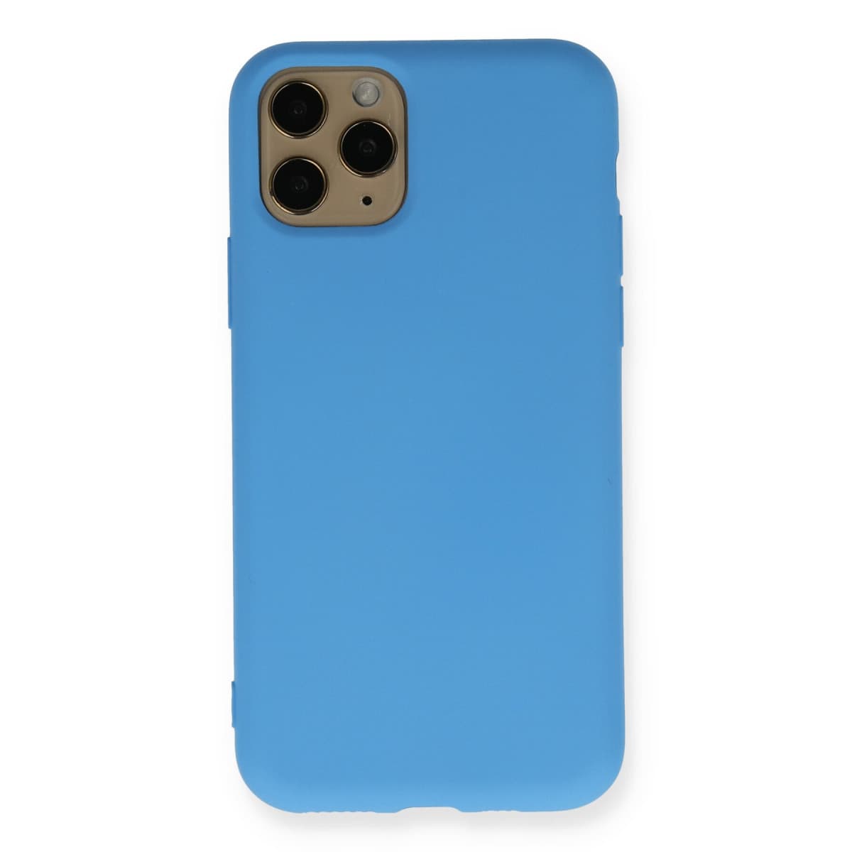 iPhone 11 Pro Kılıf Nano içi Kadife Silikon - Mavi