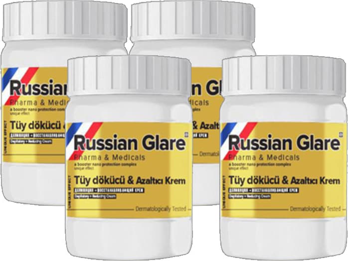 Glegnd Russ Glare Nano 4 Tane x 50 ml Tüylere Krem Russ Merhemi