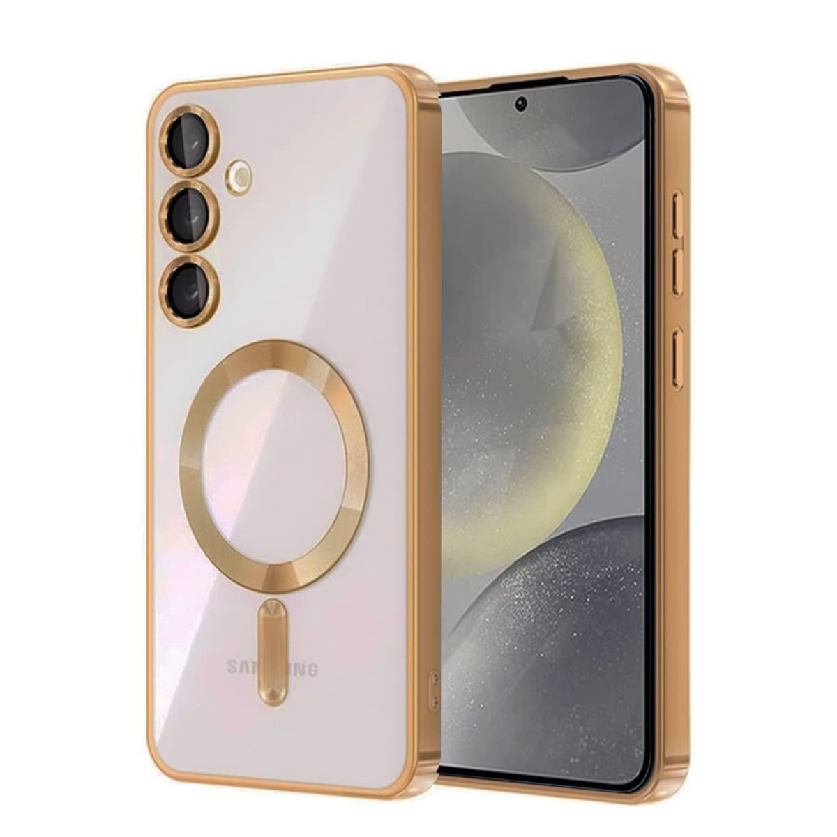 Galaxy A17 5G Kross Magneticsafe Kapak - Çöl Titanyum