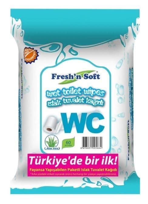 Fresh n Soft Wc Islak Tuvalet Kağıdı 60 lı