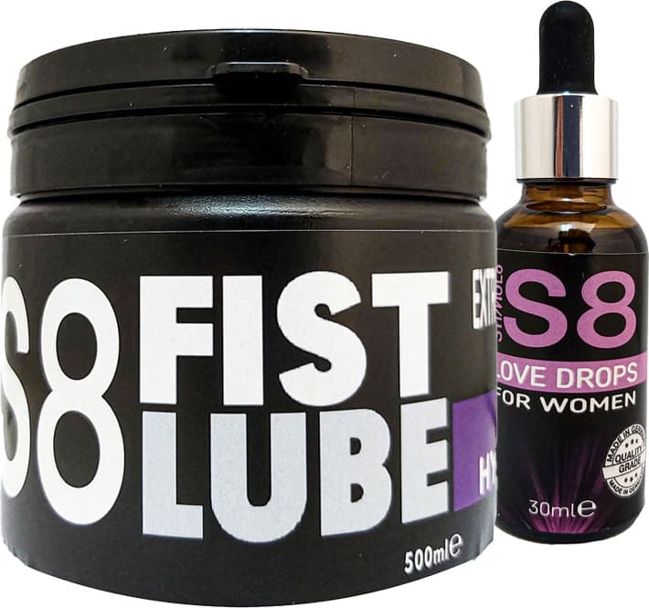 Stimul8 Lubrikant Krem Büyük 500 ml + Kadınlara Özel Damla 30 ml