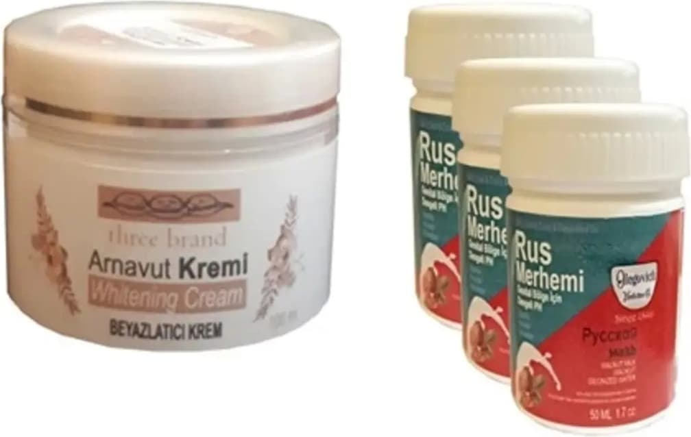 Three Brand Arnavut Kremi + Rus Merhemi 50 ml 3 Adet
