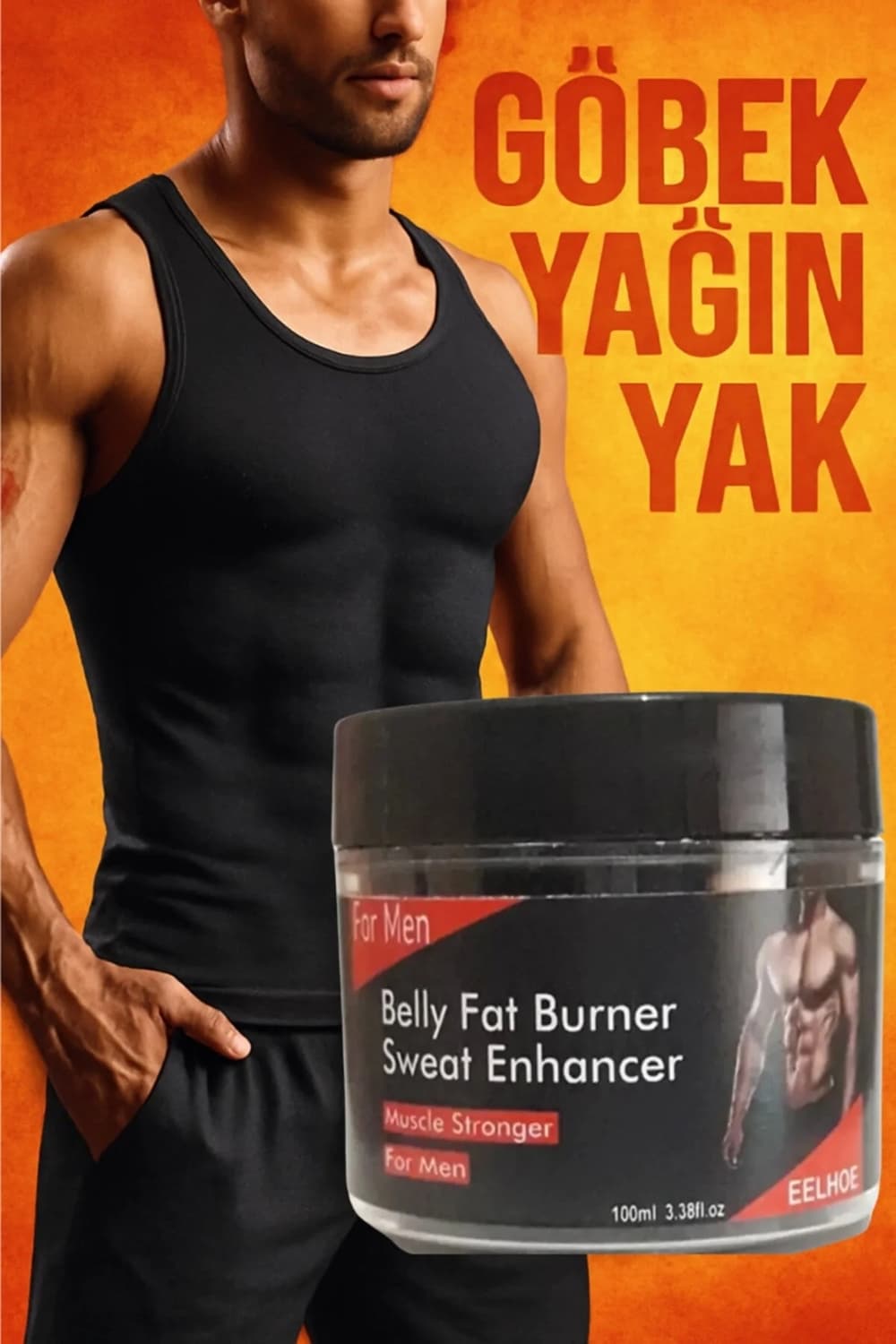 Belly Fat Burner For Man Erkek Hızlı Krem 100ML Thermal
