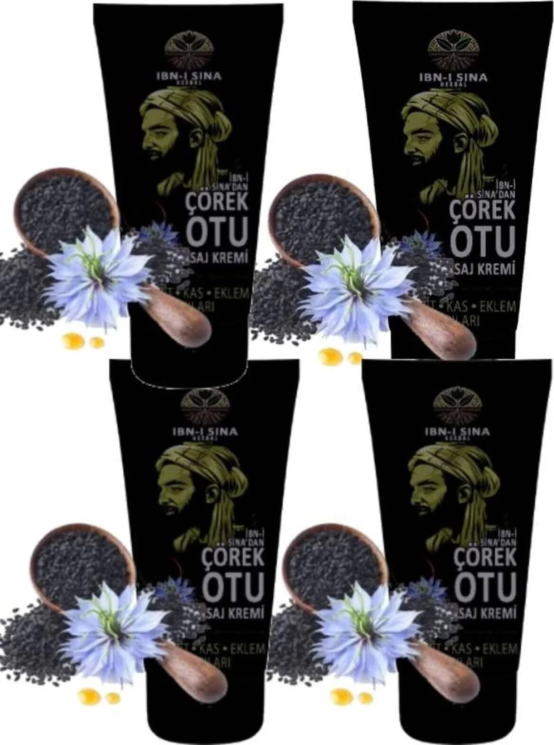 Süper Çörek Otu Bakım Kremi 50 ml x 4 Adet