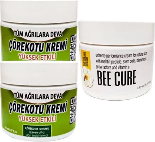 Çörek Otu Mesaj Kremi 2 x 100 ml - Bee Cure Krem 150 ml