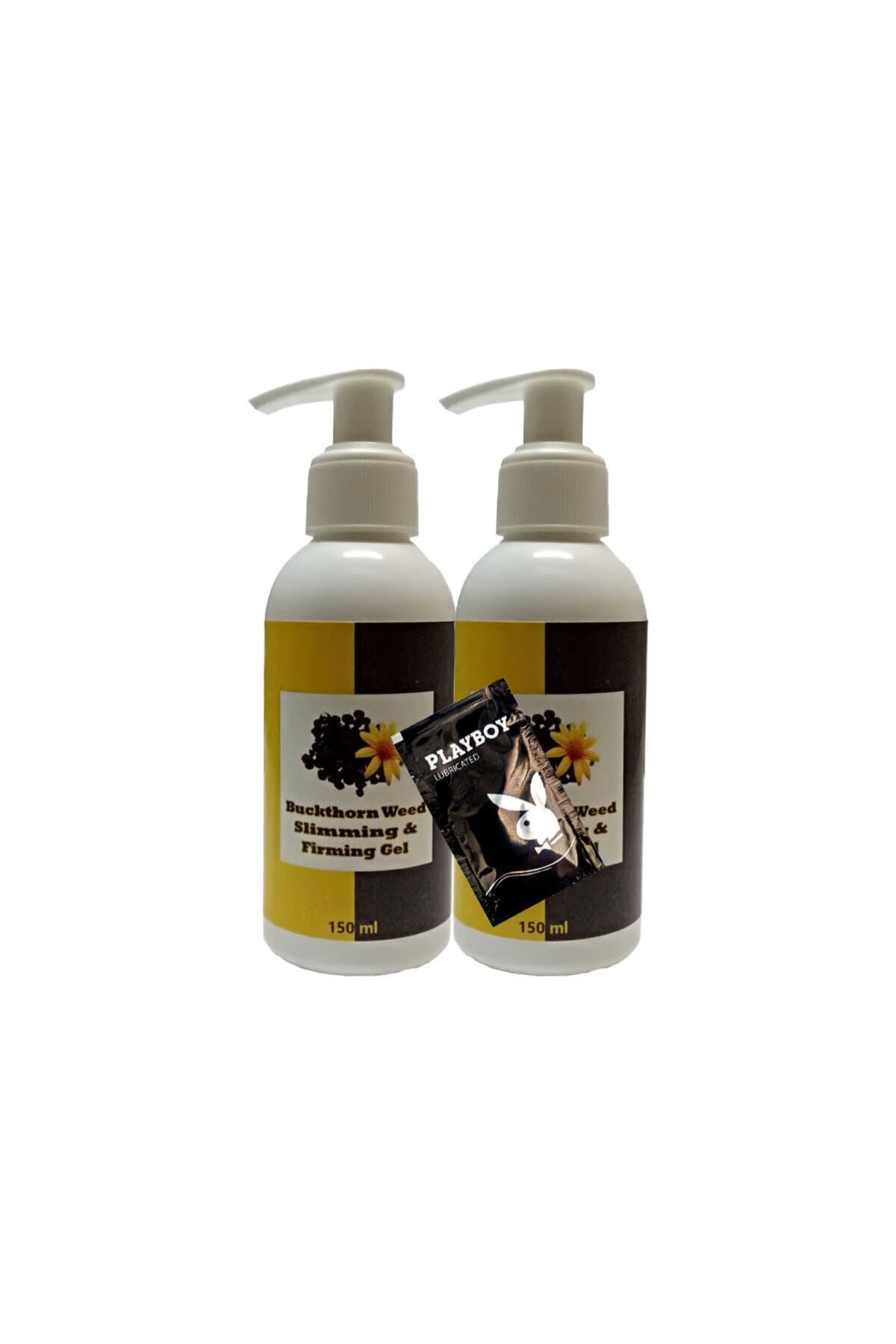 Buck thorn Weed Slimming Bacak Bel Bakım Masaj Kremi 2x150 ml + 1 Adet Jel ile