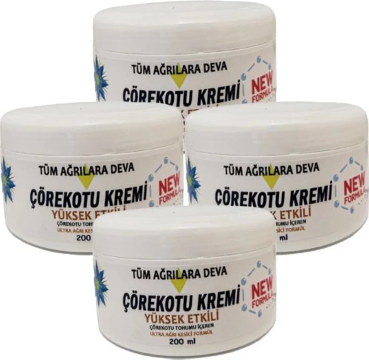 Corex Çörek Otu Kremi White Box 4 Tane x 200 ml