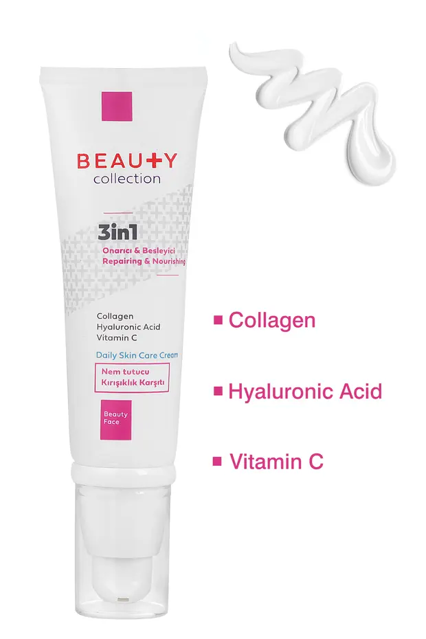 Collection Yüz Bakim Kremi & Nemlendirici, Onarici, Besleyici Ve Yaşlanma Karşıtı Gündüz Kremi 60ML