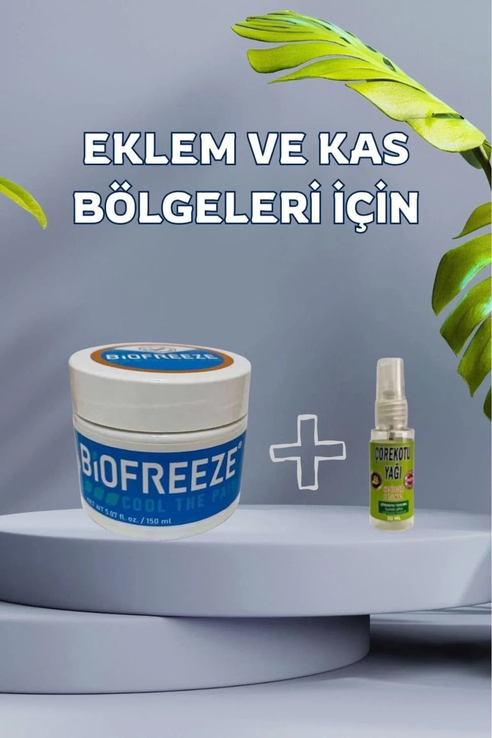 Biofreeze Masaj Kremi 150 ml 1 Adet + Çörek Otu Yağı 30 ml 1 Adet