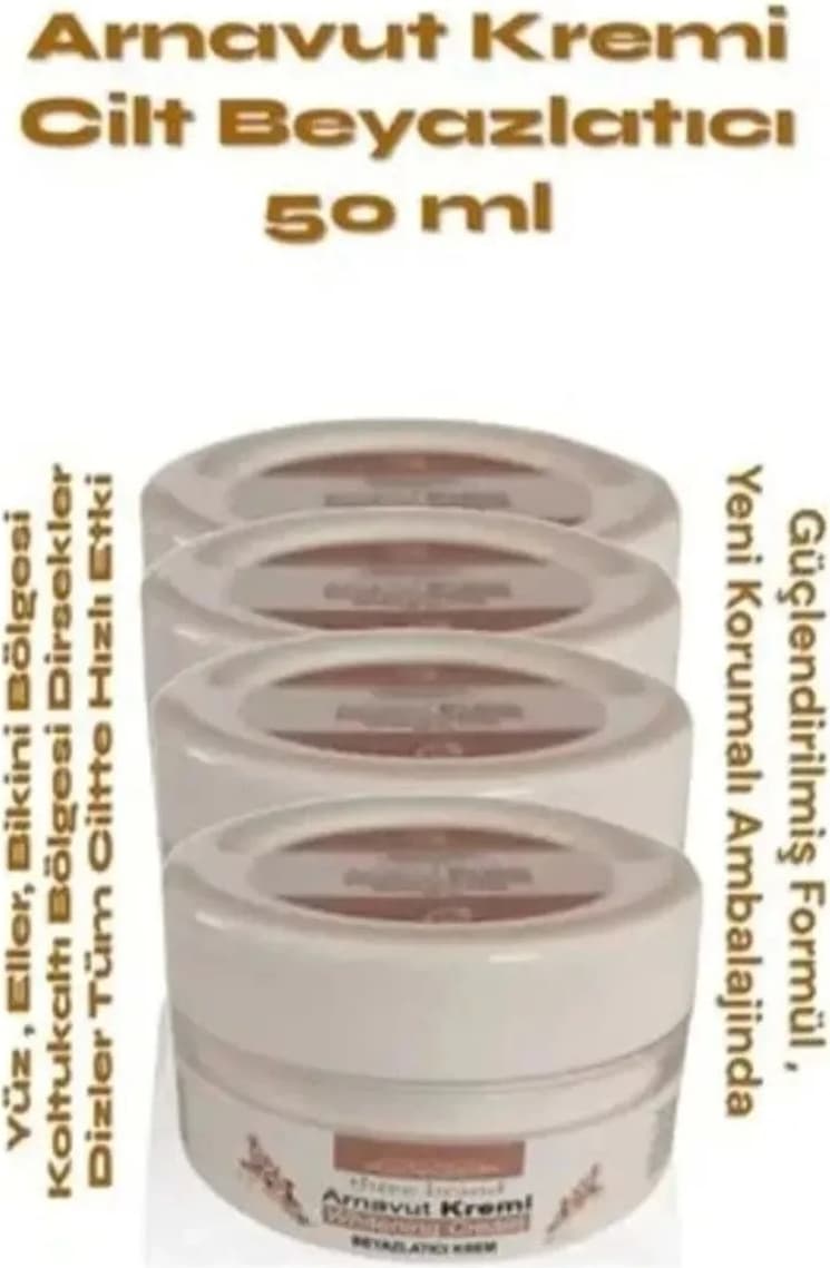 Süper Whitening Cream Arnavut Kremi 50ML Kremi Krem x 2 Adet
