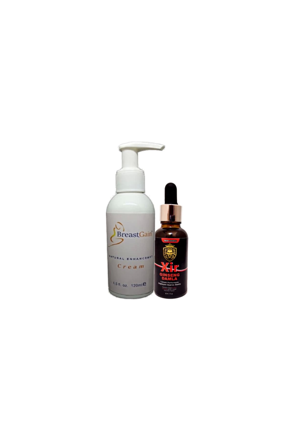 Breastgain Krem 120 ml + Mucizevi Sertleştiricili Bay Özel Karışım İçecek 30 ml