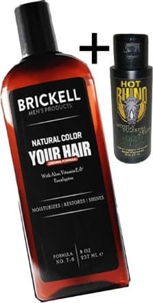 Brickell Saçsakal Beyazlatıcıerkeklere Özel Şampuan 237 ml + Hotrhino Bayan Zevkkremi