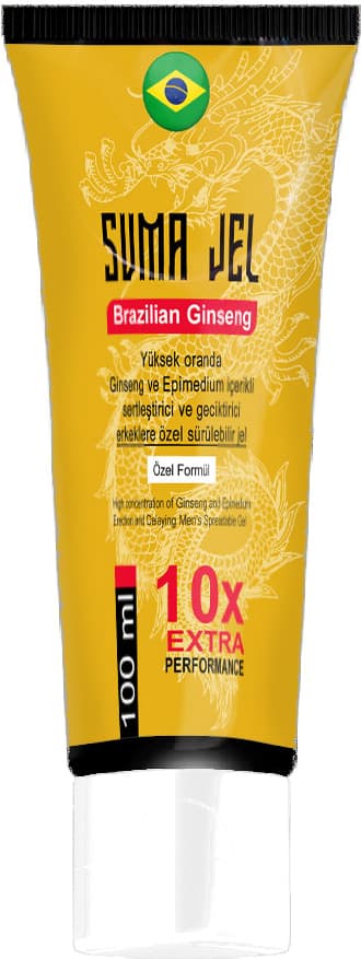Suma Jel Brezilya Ginsengli & Epimediyumlu: Yüksek Extratlı Pe.nisinizin Enine Boyuna Süresine Katılığına Masaj Kremi 100 ml