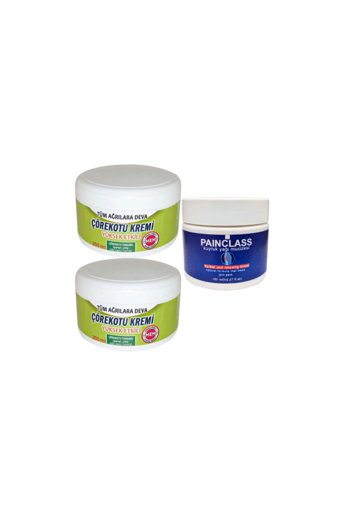 Çörek Otu Kremi XL Boy 2x200 ml +150 ml Kuyruk Yağı Kremi Painclass