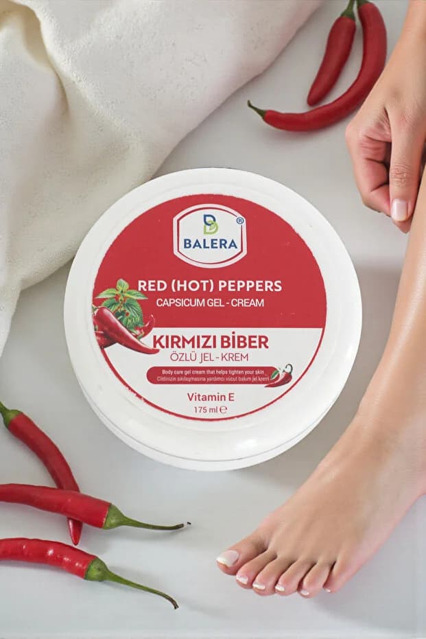 Selülit Jeli 175ml - Sıkılaştırıcı Etkili Kırmızı Biber Ve Acı Biber Özlü Masaj Jeli