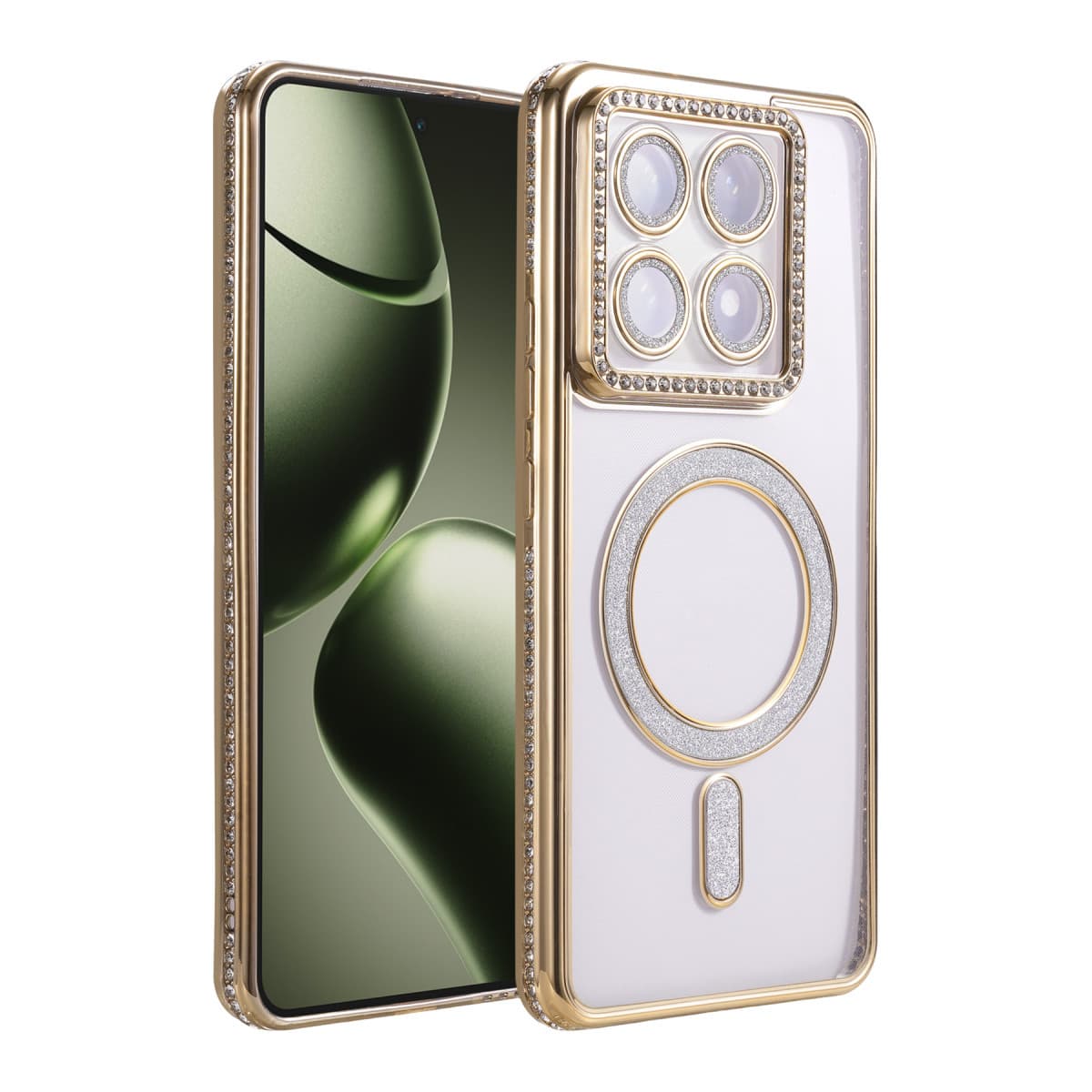 Mi 14T Pro Joke Simli Magneticsafe Kılıf - Gold